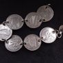 Ireland  "  Silver ?  "  Farthings Bracelet Image 5