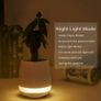 Bluetooth Speakers Rechargeable Smart Music Flower Pot with colorful Breathing Night Light for Indoor/Outdoor Office Home Decor Festivel Gift (White/Plants DO NOT included) Image 5