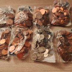 2.6KG of Ireland Eire 1p 2p 5p Decimal Coins 1971- 2002