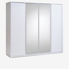 JYSK VEDDE Wardrobe 220 x 297 w/mirror white