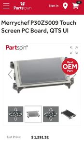 MerryChef  Screen  E2/E3/E4