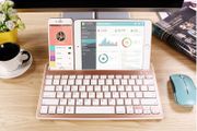 Dual Channel Bluetooth Wireless Keyboard 3.0 Bluetooth Keyboard Suitable for Laptop Smartphone iPad, Tablet Multi Device