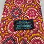 Vintage John Comfort Made in England Geometric Design All Silk Tie Image 5