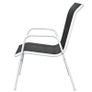 3 Piece Bistro Set Steel Black Image 7