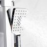 ARIES Thermostatic rainhead square chrome shower Image 5
