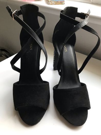 Oasis ladies high heel sandals size 5