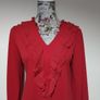 Red Ruffle Gallery Top, New With Tags Image 6