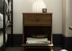 QE Farnsworth Nightstand - Walnut - Assembled