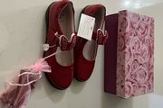 Lelli Kelli - Red Leather Patent shoes - size 34F - (Free girl items for first buyer to offer asking price on this)