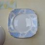 Vintage Roslyn China Hostess Set "Leda" Blue & White Image 6