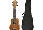 Soprano Ukulele Brown with carry case Aria