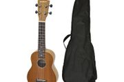 Soprano Ukulele Brown with carry case Aria