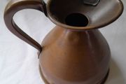 Antique brass pint jug