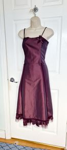 New with Tags  beautiful Per Una Wine Prom Dress Size 10L