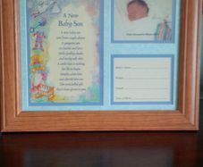 Brand New Baby Boy Picture Frame