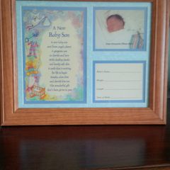 Brand New Baby Boy Picture Frame