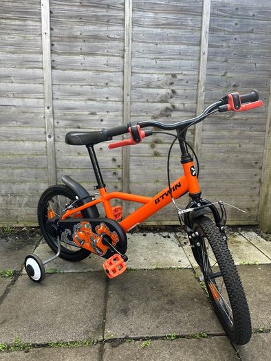 B'twin Robot 500 16" Bike For Kids Aged 4-6