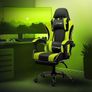 Massage Gaming Chair with foot rest Racing Gamer Chair Office chair gaming chair with Armrest Image 7