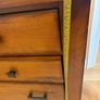 Large solid wood antique style dresser with mirror Image 5