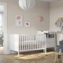 IKEA Sundvik Cot Cotbed White Wooden Baby Cot Image 4