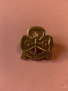 Vintage Girl Guides Pin Badge