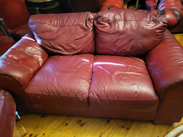 Leather sofa