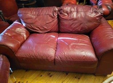 Leather sofa