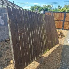 Fence and gate