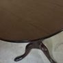 circular manogany table Image 6