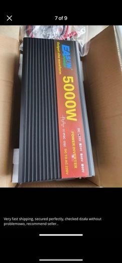 Pure sine wave 5000w inverter 24v to 220v