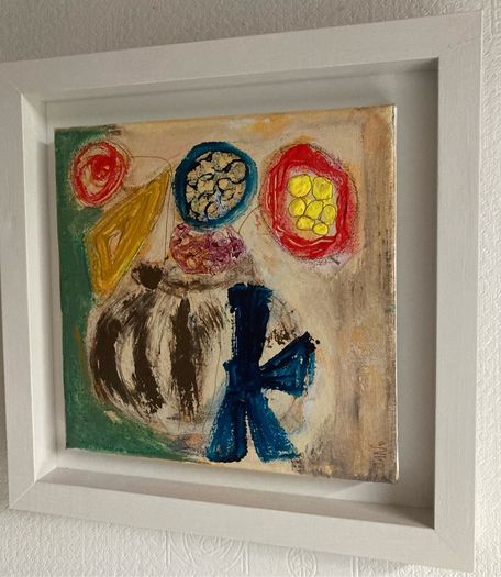 Original Abstract Painting Floral  Painting Contemporary Irish Art Fairy Art