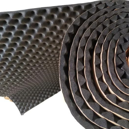 High-Density Self Adhesive Soundproofing Insulation Cotton Thickness Black Panels for Walls Soundproofing Insulation for Car Van Camper Caravan