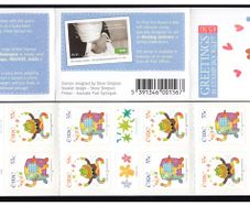 2008 Ireland Greetings (Juggler) Self-adhesive Commemorative Stamps Booklet Mint Never Hinged (MNH)