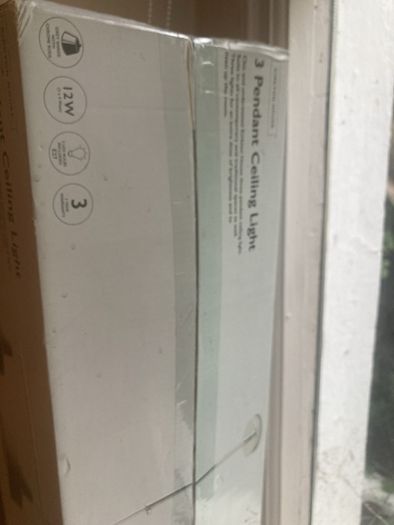 3 Pendant Ceiling Light unopened