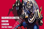 Iron Maiden Hammersmith Odeon London UK 1982 concert poster reproduction print