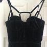 Topshop velvet bodysuit Image 3