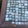 126 ENAMEL rare old post box numbers and days and times Image 3