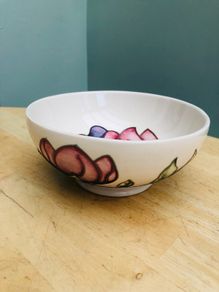Vintage Moorcroft Magnolia Flowers Pattern Bowl