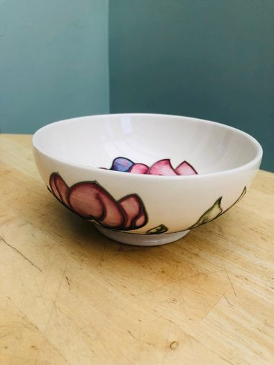 Vintage Moorcroft Magnolia Flowers Pattern Bowl