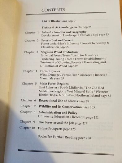 The Forests Of Ireland. History,distribution And Silviculture. Edited By The Royal Society Of Irish Foresters By Niall O'connor. First Edition Paperback In Good Condition   See Photos For Same.