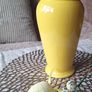 Beautiful yellow ceramic vase Image 5