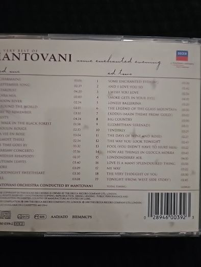 Mantovani - The Very Best Of. 2 CD.
