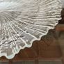 Vintage Mid-Century Modern Bark or Rain Glass Pattern Platter Image 4