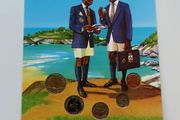 Bermuda vintage original coins set 1993 UNC