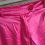 Pink satin look trousers size 40 Image 2