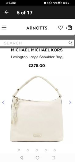 Michael Kors cream bag BNWT