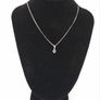 Tiny Amethyst Silver Heart On Italian Chain Image 10