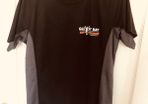 Galway Bay black and grey running tee shirt