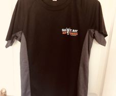 Galway Bay black and grey running tee shirt