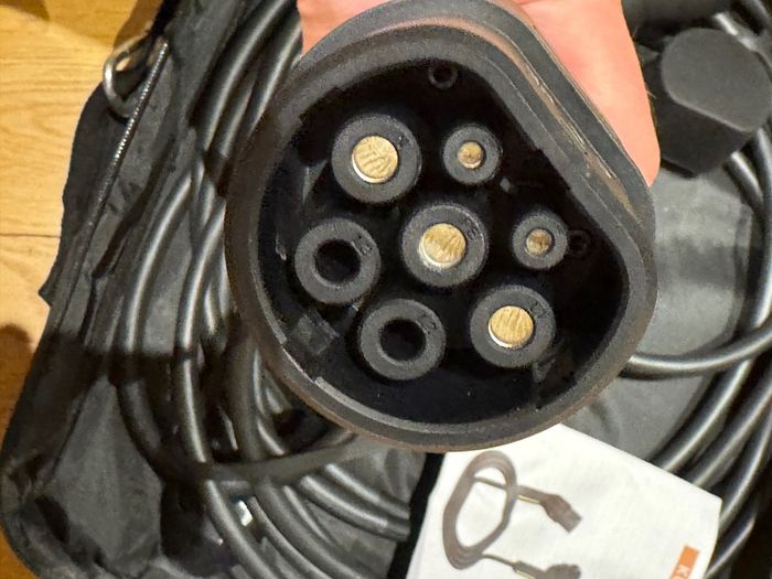 Ev Charging Cable - Type 2 Charging Cable - Kuax - 3.6KW EV Charger, 16A, 7 Metres,